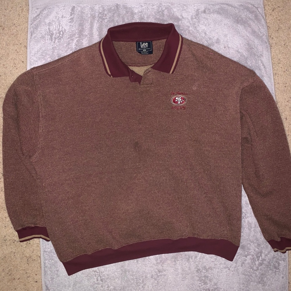 90’s vintage San Francisco 49ers crewneck polo